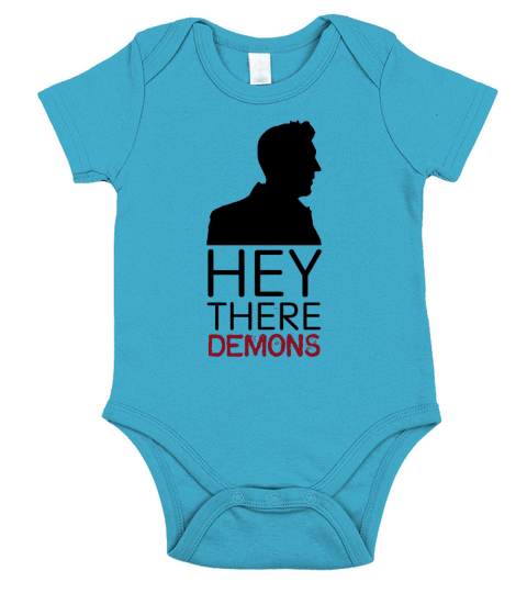 Hey There Demons Short Sleeve Baby One-Piece