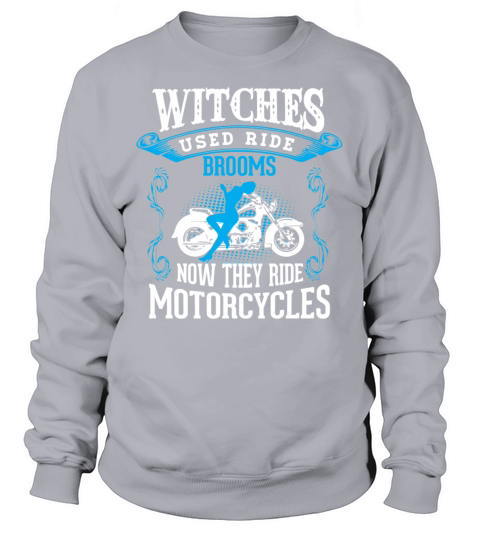 Motorcycle Witch Broom Women's Sweatshirt