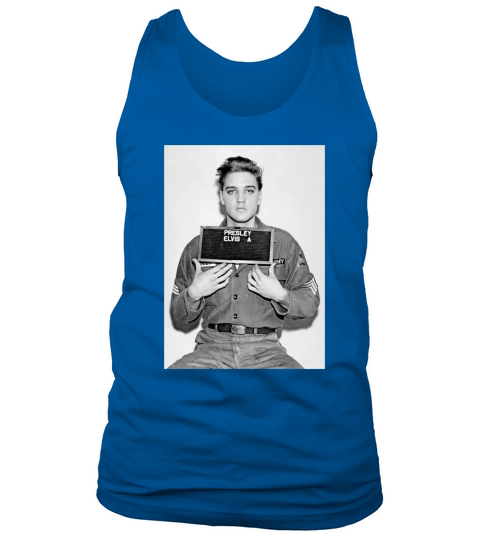 Elvis Presleys mugshot 1956 Tshirt Tank Top Unisex