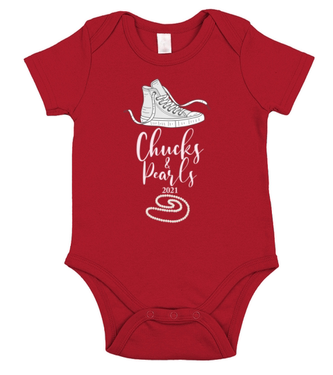 Chucks And Pearls 2021 New Short Sleeve Baby One-Piece