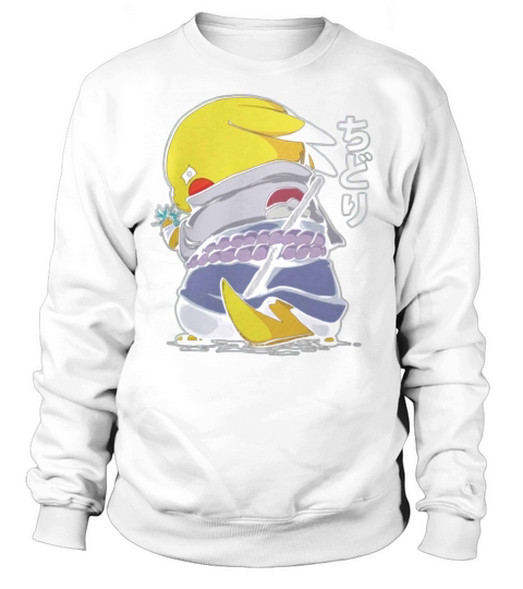 Pikachu Sasuke Naruto Chidori Sweatshirt Unisex