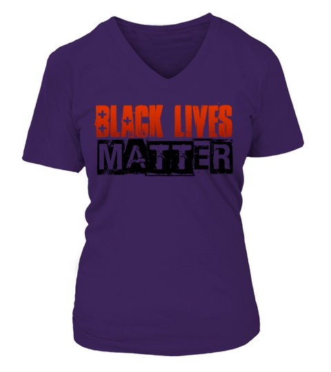 Black Lives Matter Women's V-Neck T-shirt