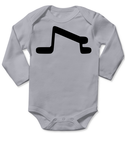 slave kneeling on his knees Long Sleeve Baby One-Piece