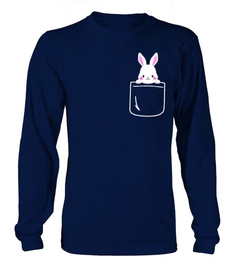 Bunny In Your Pocket Funny Rabbit Animal Women's Long Sleeve