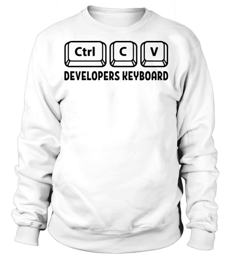 Developers keyboard Computer Science Programming Women's Sweatshirt