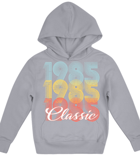 Classic Vintage 36th birthday Shirt Born In 1985 Kids Hoodie