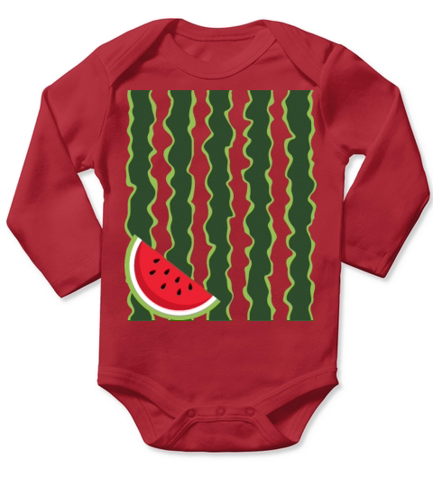 Halloween Costume Watermelon funny fruit Long Sleeve Baby One-Piece