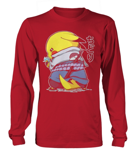 Pikachu Sasuke Naruto Chidori Long sleeved Unisex