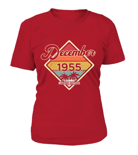Vintage 65th Birthday December 1955 Sports Gift Women's T-Shirt