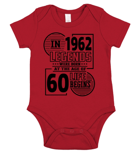 Funny sayings 60 years legend 60th birthday Short Sleeve Baby One-Piece