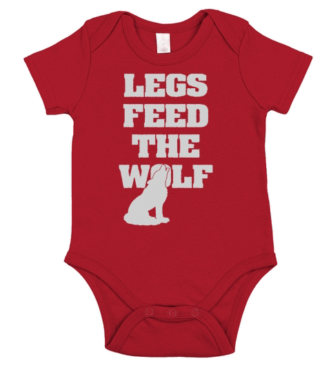 Legs Feed The Wolf - Green T-Shirts LIMTED EDITION Short Sleeve Baby One-Piece