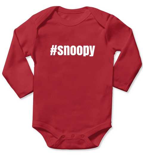 snoopy Long Sleeve Baby One-Piece