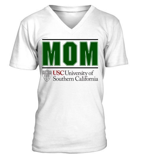 University Of Southern California Proud Mom Parents Day 2020 V-Neck T-shirt
