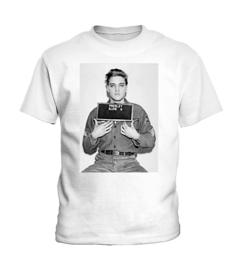 Elvis Presleys mugshot 1956 Tshirt Kids T-Shirt