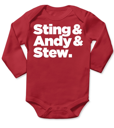 the police white Long Sleeve Baby One-Piece