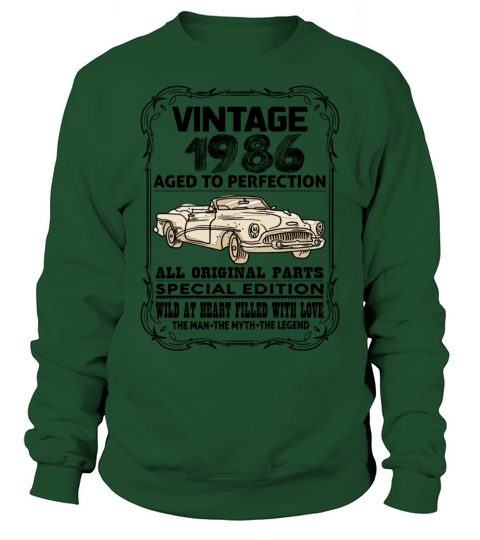 VINTAGE 1986-AGED TO PERFECTION Men's Sweatshirt