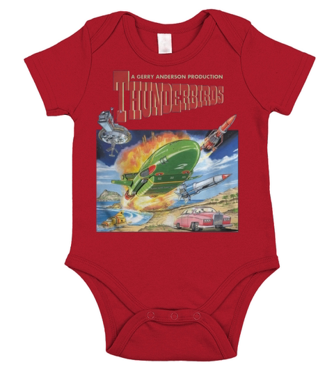 Thunderbirds 1965 Short Sleeve Baby One-Piece