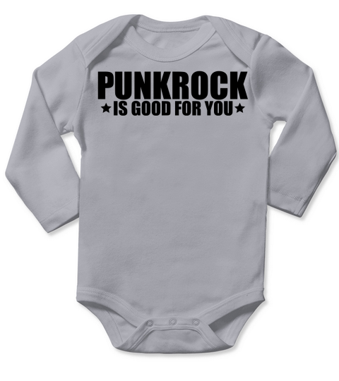 Punkrock is good for you Long Sleeve Baby One-Piece