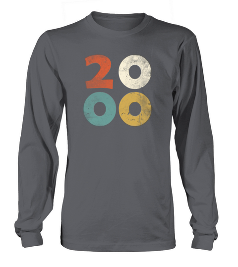 Vintage 2000 18th birthday shirt 18th shirt gift Women's Long Sleeve