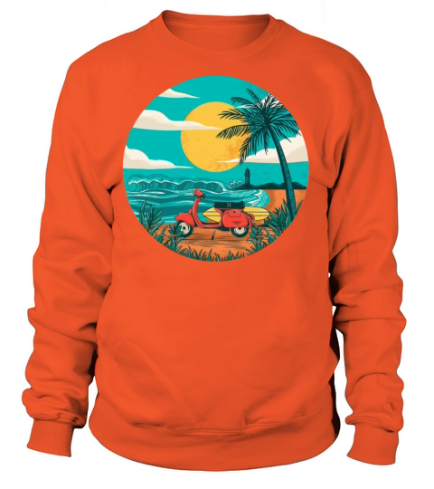 The Beach Summer - Wish You Were Here Summer Women's Sweatshirt