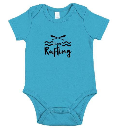 River Raft White Water Rafter Rafting Short Sleeve Baby One-Piece