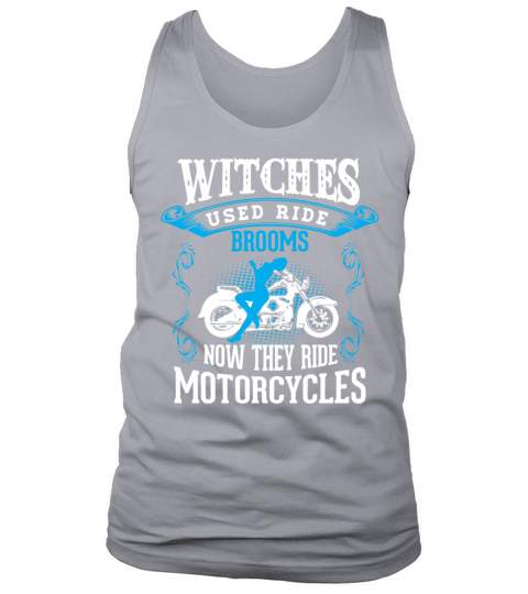 Motorcycle Witch Broom Men's Tank Top