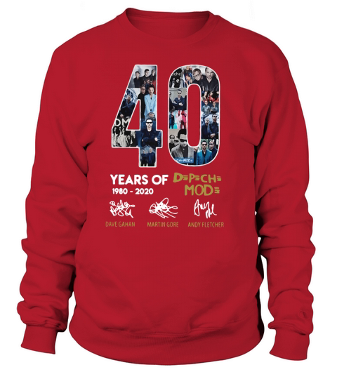 40 Years Of Depeche Mode 1980 2020 Sweatshirt Unisex