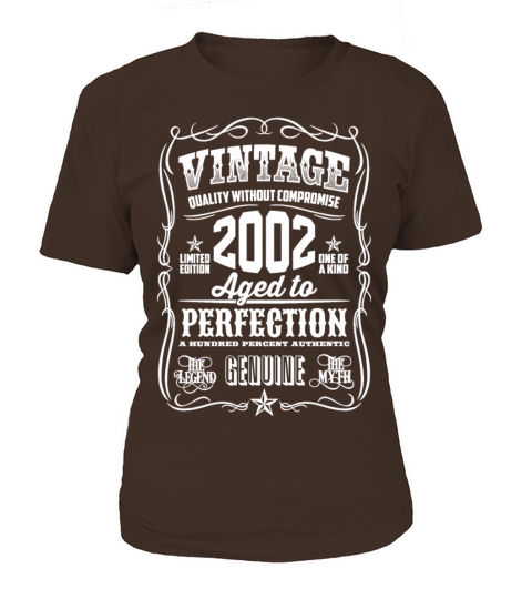 Vintage 2002 Aged to Perfection White print Women's T-Shirt