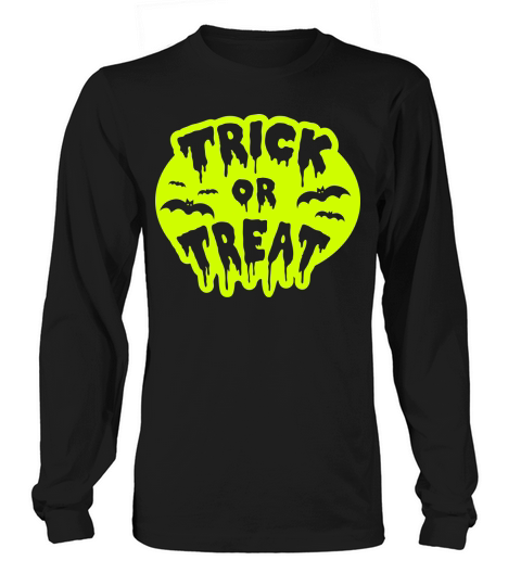 Gladditudes Trick or Treat Halloween Men's Long Sleeve