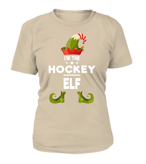 Im The Hockey Elf Matching Team Christmas Designs Women's T-Shirt