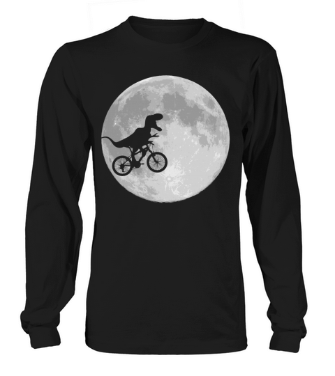 Dinosaur Bike and MOON Women's Long Sleeve
