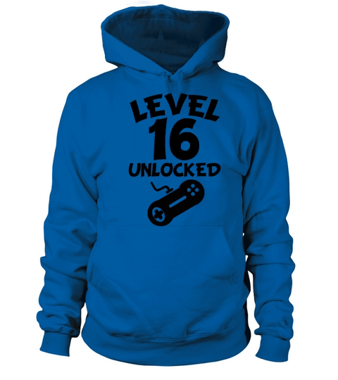 Level 16 Unlocked Video Games 16th Birthday Women's Hoodie