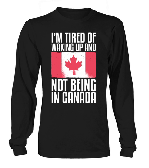 Canada Alaska Vacation Flag Sayings Women's Long Sleeve