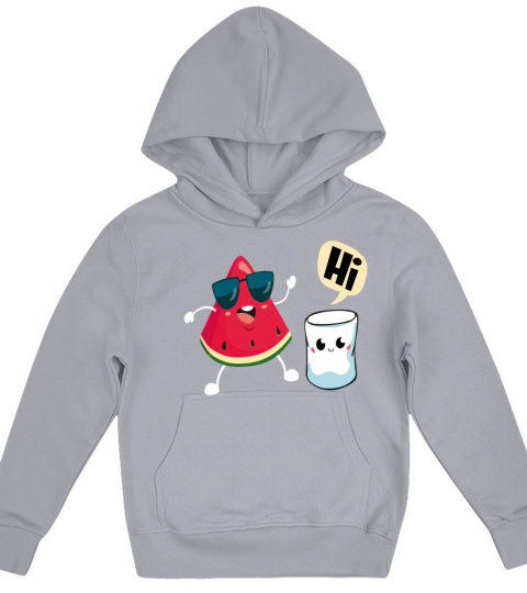 Watermelon Sugar Hi Funny Saying Summer Fruit Food Kids Hoodie