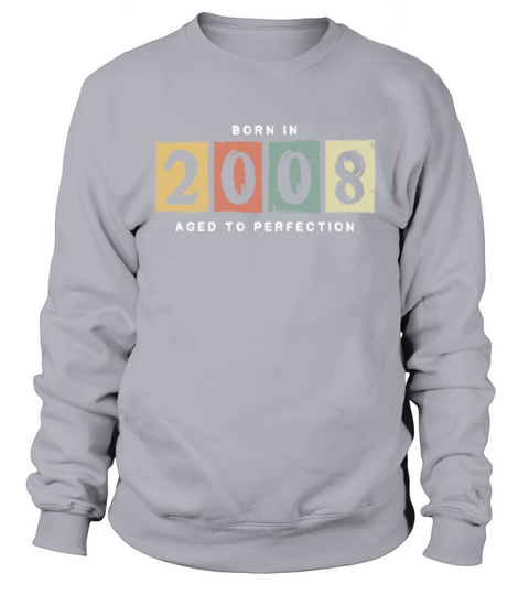 2008 Birthday vintage Gift Idea Men's Sweatshirt