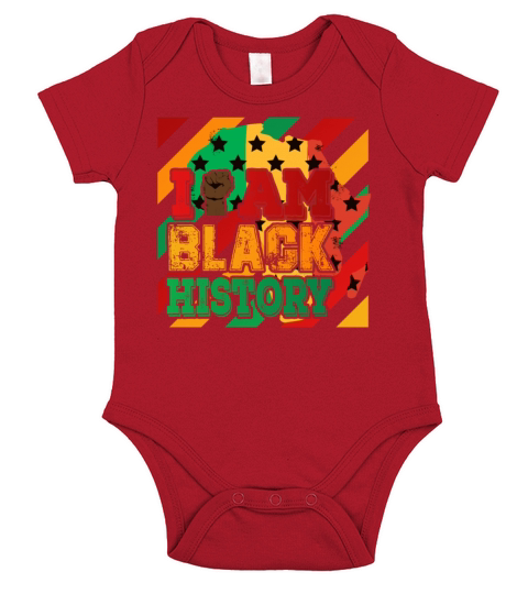 Black lives matter Black history I am Black Histor Short Sleeve Baby One-Piece