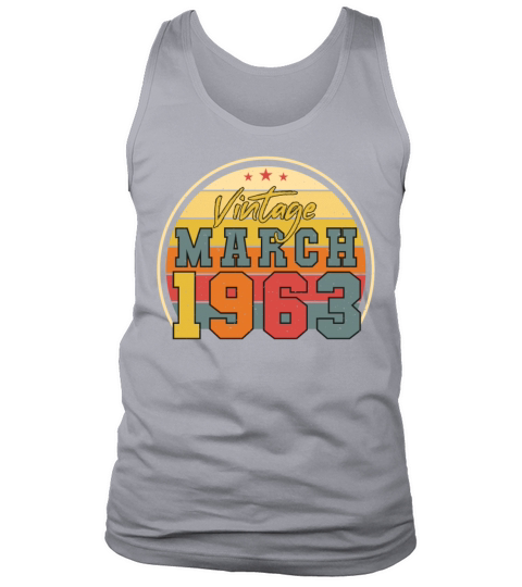 March 1963 Vintage Tank Top Unisex