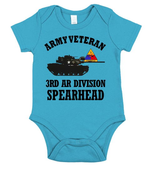 3rd Armored Division Short Sleeve Baby One-Piece