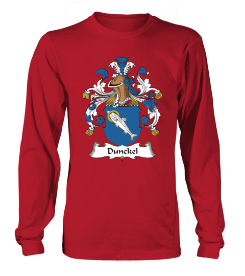 Dunckel Family Crest German Family Crests Long sleeved Unisex