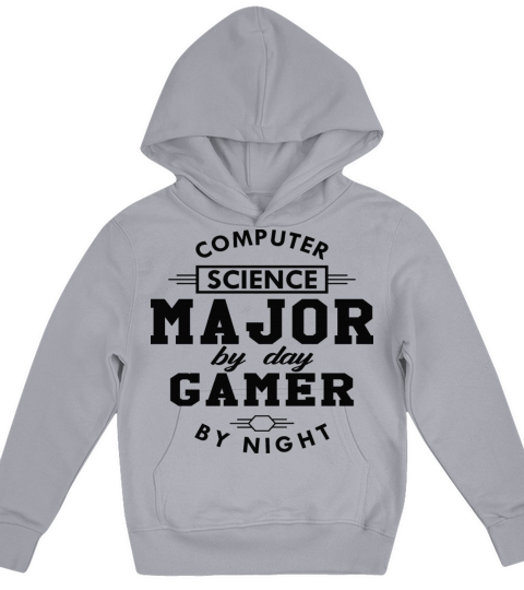Computer Science By Day Gamer by night Kids Hoodie