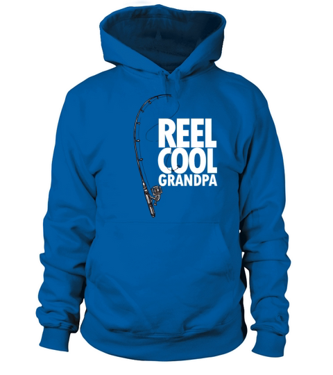 Fishing Reel Cool Grandpa Dad Fathers Day Women's Hoodie