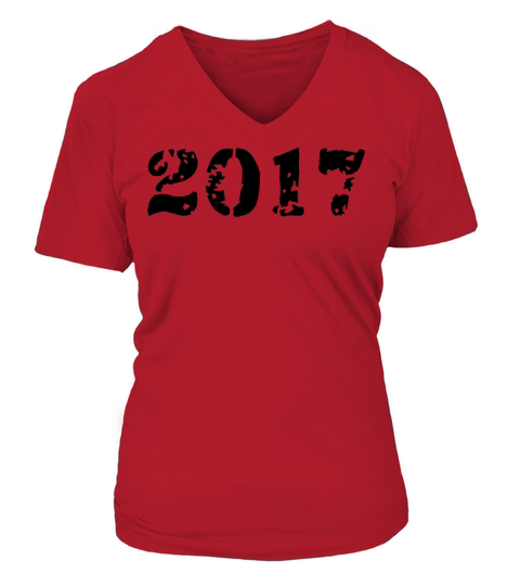 2017 Women's V-Neck T-shirt