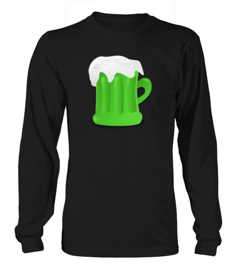 Green Beer Stein St Patricks Day Drinking Tee Women's Long Sleeve