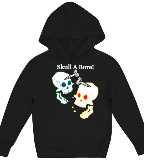 skull a bore Kids Hoodie