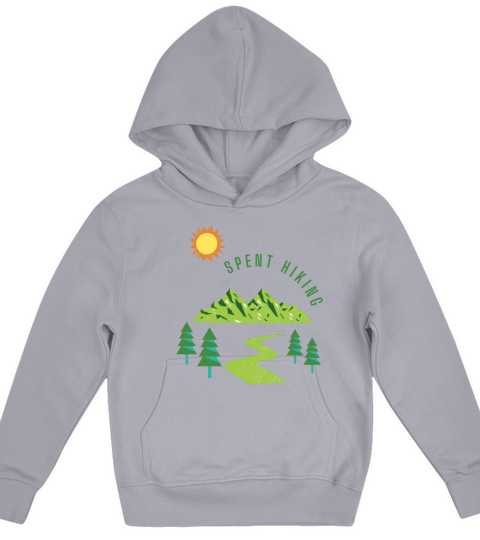 Happiness Is A Day Spent Hiking Kids Hoodie