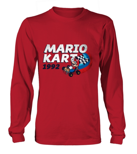 Nintendo Mario Kart Winning Streak Vintage Graphic Women's Long Sleeve