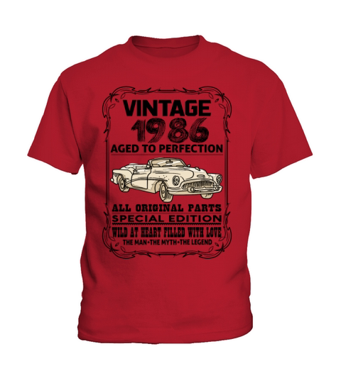 VINTAGE 1986-AGED TO PERFECTION Kids T-Shirt