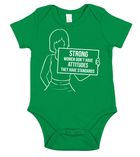 They have standards Brave or Independent Person Gi Short Sleeve Baby One-Piece