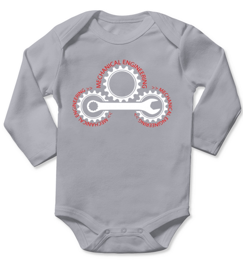 mechanical engineering mechanics engineer gear Long Sleeve Baby One-Piece