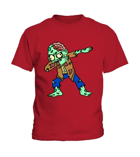 Dabbing Zombie T shirt Halloween Boys Kids Dab Fun Kids T-Shirt